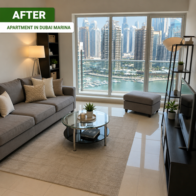 Apartment after cleanout