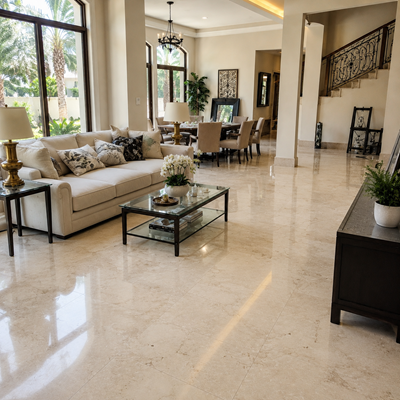 Villa after