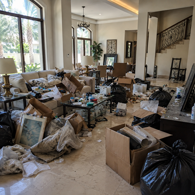 Villa before